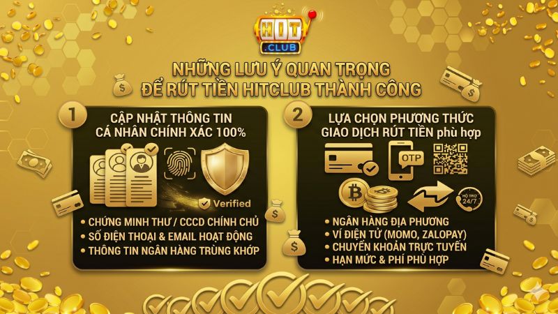 Các lưu ý quan trọng không thể bỏ lỡ khi rút thưởng về túi
